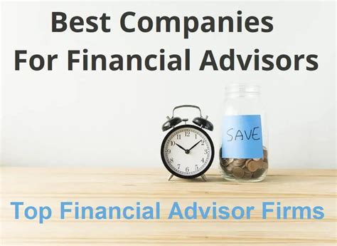 Best companies for financial advisors. Things To Know About Best companies for financial advisors. 