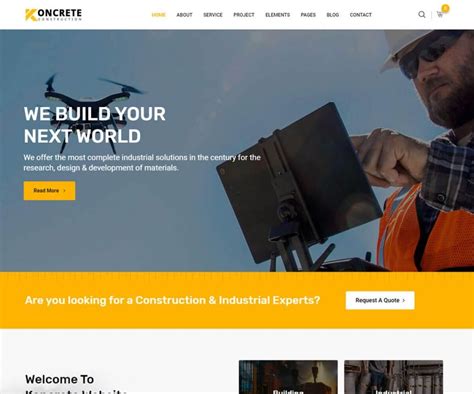 Best construction company websites. 