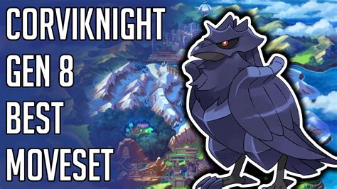 We at Game8 thank you for your support. In order for us to make the best articles possible, share your corrections, opinions, and thoughts about 「Corviknight - Evolutions, Location, and Learnset | Pokemon Sword and Shield」 with us!. When reporting a problem, please be as specific as possible in providing details such as what conditions the problem occurred under and what kind of effects it .... 