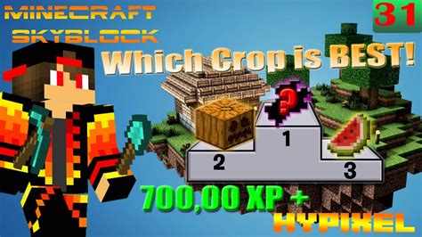 Best crop for farming xp hypixel skyblock. Jul 23, 2021. Messages. 181. Reaction score. 51. Jul 30, 2021. #4. What KeyboardGamer69 said - Pumpkins give a base XP of 4.5 and sugar cane a base XP of 4, pumpkin's marginally better for farming experience and cane's better if you want the coins. 