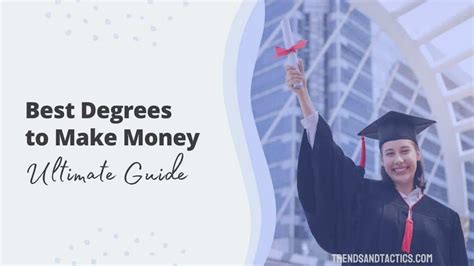 Best degrees to make money. In today’s digital age, the popularity of online education has skyrocketed. More and more individuals are pursuing their degrees through online programs, including those in the fie... 