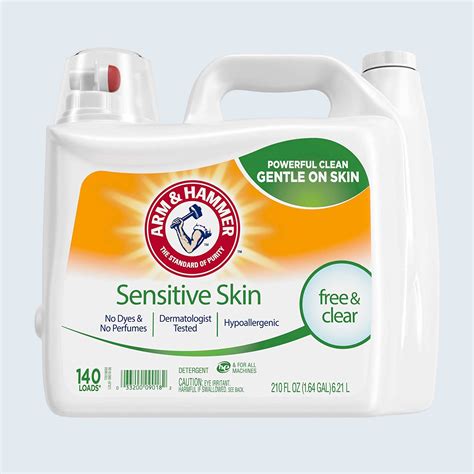 Best detergent for sensitive skin. Next, use lukewarm water. Though hot water can feel ‘cleaner’, lukewarm water will do the job without being harsh on your sensitive skin. Finally, dab your skin to nearly dry - do not rub with a towel as that can be harsh. Leaving your skin slightly wet after getting out of the shower can even help with hydration. 