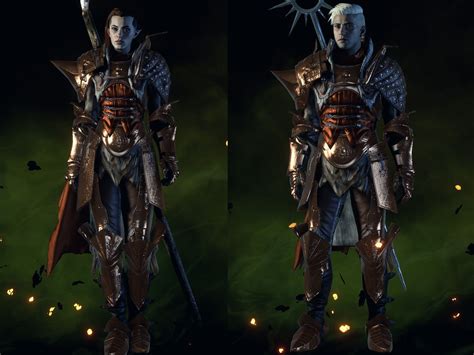 Best dragon age inquisition armor. It establishes connections with its world in big ways and small, with the sight of a titanous temple and the smirk of an Orlesian commander in love. Dragon Age: Inquisition is a wonderful game and ... 