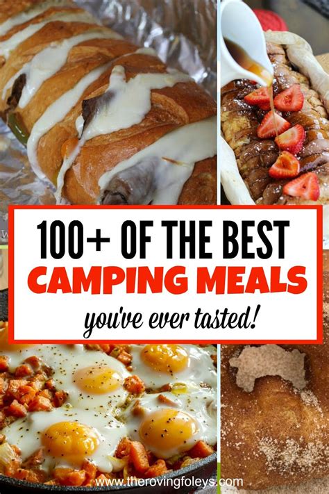 The best camping food ideas for breakfast, lunch, dinner & dessert! 75 Easy Camping Meals. Insanely Delicious Campfire Recipes for Your Next Family Camping Trip. - what moms love. 