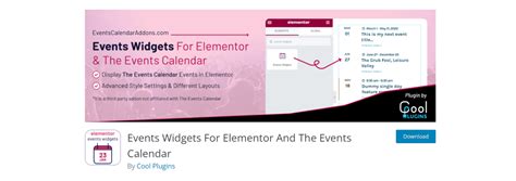 Best elementor calendar.  The Events Calendar plugin is a good old tool for o...