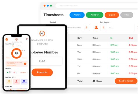Best employee time clock app. 2. uAttend. uAttend is a time management company that specializes in both physical products (such as biometric time clocks) as well as time clock software. Their cloud-based time clock program comes with features such as: Scheduling. Time Lockouts. Punch Rounding. Overtime Alerts. 