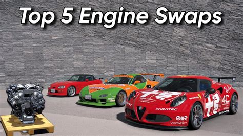 Engine swaps before GT7 GT Legacy Share Sort by: Best. Open comment sort options. Best. Top. New. Controversial. Old. Q&A. Add a Comment. ... There was a way to engine, drivetrain, chassis swap any car on GT5 back in the day too. Made for some ridiculous cars. I remember sticking awd and a jay leno tank car engine in a Fiat 500 and ripping it .... 