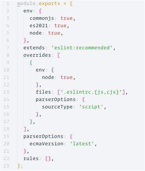 Best eslint config for node js.  Set up a pre-commit hook to make sure that e...
