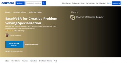 Best excel vba course.  Smarter structure.  Excel/ VBA for Creative Problem Solving from Uni...