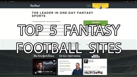 Best fantasy football websites. Most of the free to play fantasy soccer platforms will have no welcome offer for new signups. However, the likes of FanDuel do. You will be able to get a $5 free play to one of the daily fantasy games on the platform. Your first $5 or $10 game will be 100% covered under a money back guarantee in case you lose. 