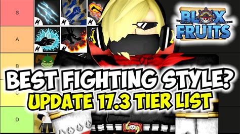 What's up guys, welcome back to another video, In today's video, we will be Ranking all the fighting styles in the game. I will also do some minor combos wit...