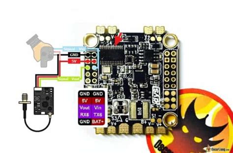 Best fpv vtx.  Operating with 2.  It's an inverted quadcopter with a mo...