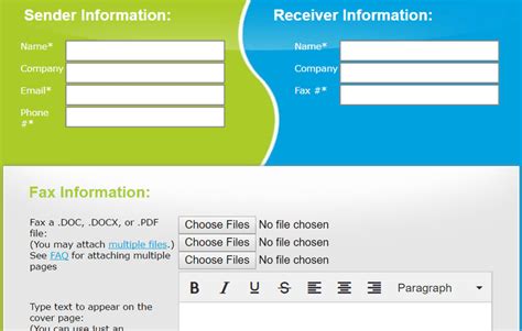 Best free online fax service. Secondly, their online fax form supports up to 10 upload files per fax. For instance, you can upload 10 JPEG images to fax at once. If you have more than 10 JPEG image files to fax, you can insert them into a MS Word file and then upload the Word file to fax. Best email fax service. Truly FREE! Free fax cover page, No Ads; 3 pages per fax maximum 