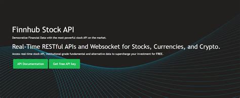 Best free stock api. It provides feed which helps in building a real time stock market platform. It is a robust platform providing real time feed with low latency and low bandwidth usage. Trading API. The Symphony Trading API gateway is meant for transaction handling and it will suffice all your order placement needs. API specifications are based on rest protocol ... 