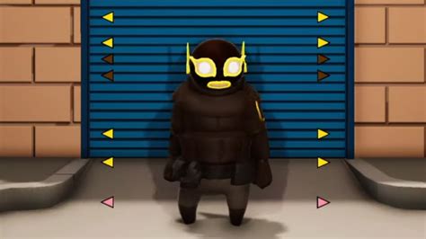 It’s one of the easiest and best gang beasts outfits to make as it features just rolled-up sleeve suits, 3D glasses, and bad hair to look like a synth-wave-inspired side character in an 80’s b-movie slasher.. 
