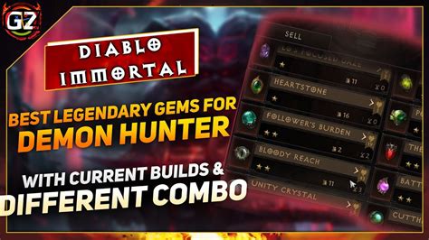 Wowhead's guide to the best Legendary Gems for Demon Hunter in Diablo Immortal will tell you which are the strongest Legendary Gems for your Demon Hunter to use to upgrade your gear. We will also provide links to further in-depth guides …
