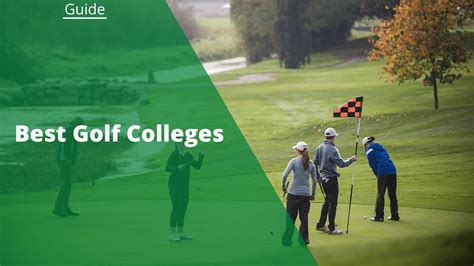 Best golf colleges. Stanford University tops the list of best colleges and universities for golf, followed by Ohio State and Arizona State. A quick glance at the alumni from each … 