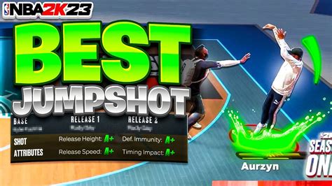 Best NBA 2K23 Season 4 Jumpshot - 100% Green Window Jumpshot NBA 2K