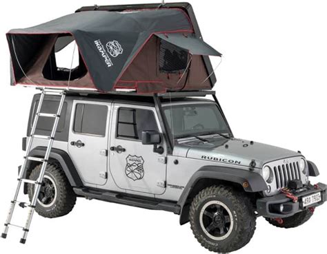 Rough Country’s Hard Shell Roof Top Tent sets up