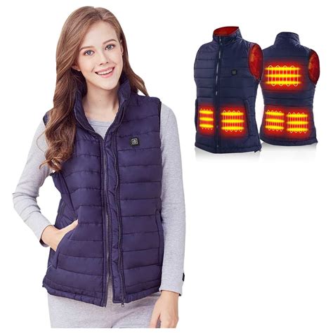Best heated vest for women. BEST HEATED VEST GIFT FOR MEN WOMEN ELDERS . The effective heat therapy to promote blood circulation, great for pain relief, relieve the discomfort of rheumatism & muscles. This mens heating vest is perfect for outdoor activities like winter running, fishing, hunting, camping, mountain climbing, hiking, cycling, motorcycle, skiing, … 