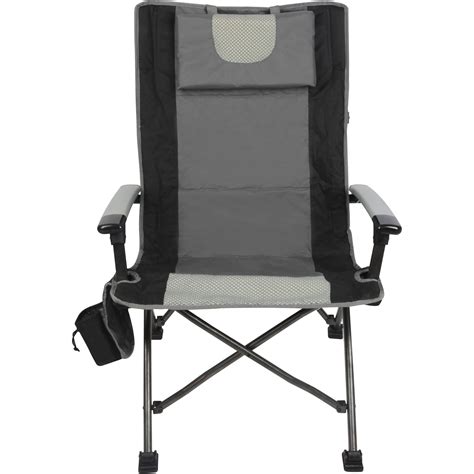 Jan 19, 2024 · The Timber Ridge folding camping chair has a 22 inch high back that is designed to fit the curve of your back. The seat is padded and so are the detachable arm rests. When this chair is at our campsite, it is one of the first to be used because it is really comfortable … especially for campers with bad backs.. 