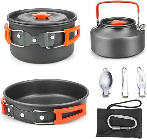 2. Soto Amicus Stove Cookset Combo (Best Ultralight Combo Mess Kit) This is an excellent ultralight backpacking mess kit that includes a stove and cookset in one. The entire kit weighs in at just 12.2 oz., making it one of the lightest on the market! Best Ultralight Combo Mess Kit.. 
