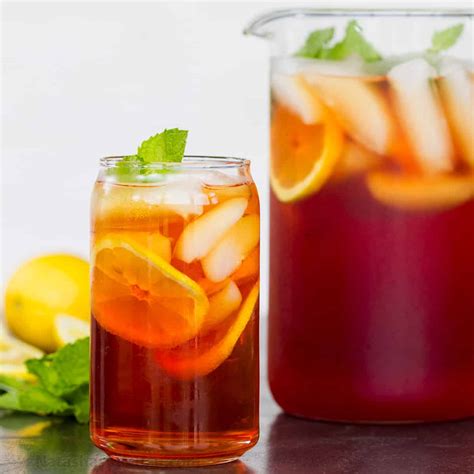 Best iced tea. Instructions. Steep the tea bags for 5 minutes in boiling water and discard them afterward. Pour it into a 1-liter glass bottle or large jug. Add the cold water, juice of two lemons, and granulated sugar. Stir until dissolved. … 