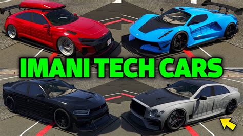 Animals and Pets Anime Art Cars and Motor Vehicles Crafts and DIY Culture, Race, and Ethnicity Ethics and Philosophy Fashion Food and Drink History Hobbies Law Learning and Education Military Movies Music Place Podcasts and Streamers Politics Programming Reading, ... Best IMANI TECH Cars in GTA Online (2023). 