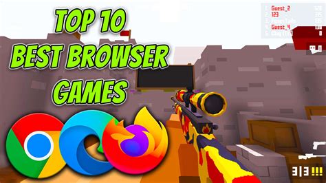 Best in browser games. 1. Slither.io. 2. DarkOrbit Reloaded. 3. The Wiki Game. 4. Doom. 5. Metal War Online. 6. BrowserQuest. 7. Linerider. 8. Geoguessr. 9. Tequila Zombies 3. 10. Pokemon … 