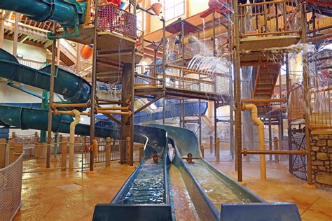 Best indoor waterpark wisconsin dells. Jun 2, 2023 · The various indoor water parks have different hours, so check the calendar on the resort’s website for details. 511 E Adams St, Wisconsin Dells, WI 53965, USA— +1 800-867-9453. Credit: Hang and play to your heart's content by Wilderness Hotel & Golf Resort. 