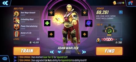 Your odds of drawing Adam Warlock on turn 2 is 33%, your odds of drawing him by turn 3 41%, turn 4 50%, turn 5 58%. If he has a 50% chance to activate on turn 2 you will draw 2 cards, on turn 3 1.5 cards, on turn 4 1 card, on turn 5 0.5 cards. So if you drop him on turn 2 and draw 2 cards you have a 91% chance to find 1 card by turn 6 and an 83 ...