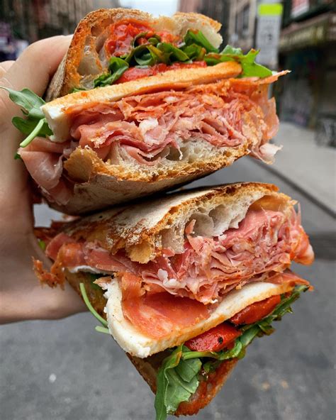 Best italian sandwiches nyc. Jul 26, 2016 ... Comments19 ; Street Food in Italy - Sicily. Aden Films · 16M views ; Top 5 Craziest Sandwiches Guy Fieri Has Eaten on Diners, Drive-Ins and Dives | ... 