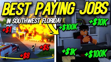 Best jobs in southwest florida roblox. In this video I will show you guys which is the best paying job in southwest florida roblox!- Roblox Profile: https://www.roblox.com/users/1919658083/profile... 