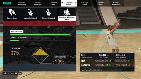 Best jump shot 2k23. Guard: PG 6'6″ 181 LBS 7'1″ Wingspan. This build is for all the players who want to be a bigger guard and take advantage of smaller opponents. The build comes with 87 driving dunk, 78 three-point rating to keep the defense honest, 92 ball handle, and solid defensive attributes. Key Attributes. 92 Ball Handle. 87 Driving Dunk. 87 ... 
