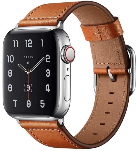 Best leather apple watch band. Leather Apple Watch Bands. Upgrade the style and sophistication of your Apple watch with our collection of leather Apple watch bands. Crafted from quality leather, these bands effortlessly blend comfort and elegance, making them the perfect accessory for any occasion. Whether you're heading to a business meeting or hitting the gym, our leather ... 