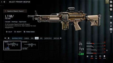 Best loadout l110 bf6.  In this Get the L110 Mid Range loadout crafted ...
