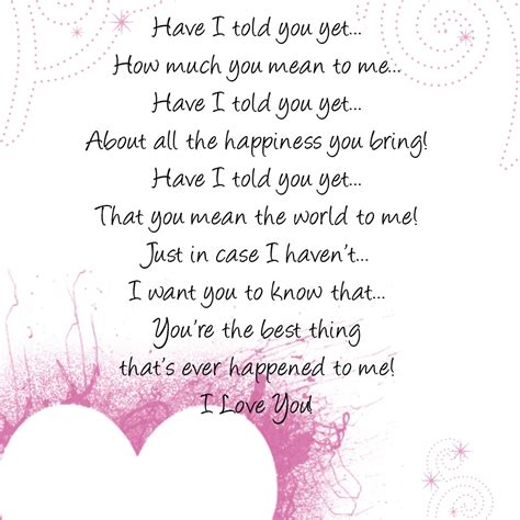 Best loving poetry. Published by Family Friend Poems January 2015 with permission of the Author. Loving Someone Forever. When I say I love you, please believe it's true. When I say forever, know I'll never leave you. When I say goodbye, promise me you won't cry, Because the day I'll be saying that will be the day I die. 