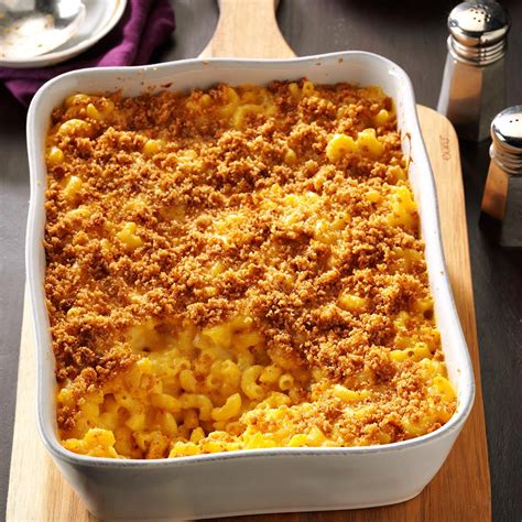 Best mac & cheese near me. CONVENTIONAL OVEN: Preheat oven to 375°F. Cut a 2-inch slit in film. Place pan on baking sheet and bake on middle rack for 30 minutes. Remove film. Return to oven and continue to bake for 5 minutes or until product has reached 165°F. Remove from oven; contents will be very hot. Let set up to 5 minutes before serving. 
