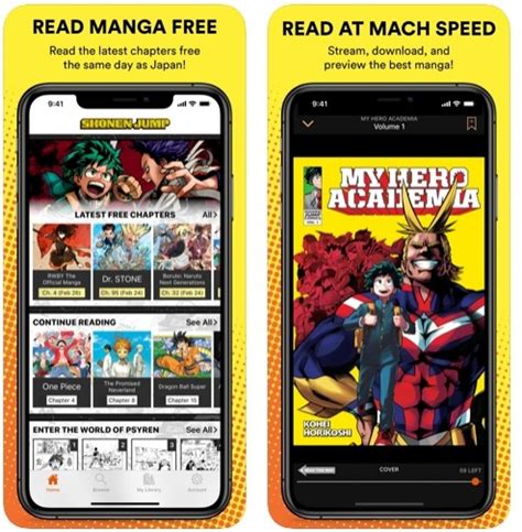 Best manga reader app. 1. Shonen Jump. Shonen Jump is regarded as one of the best free Manga reader app available for iPhone and Android. The app boasts a great mix of mangas & comics. You will find popular series such as Boruto: Naruto Next Generation, Black Clover, Dragon Ball Super, and My Hero Academia. 