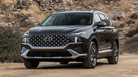 May 1, 2023 · The Santa Fe delivers the best fuel efficiency ratings of the bunch, at 25 mpg in the city and 28 mpg on the highway. It has a reliable ride with its 191-horsepower engine, but rival midsize SUVs deliver more power. Price $32,450. Mileage 25/28 mpg. Power 191 hp. . 