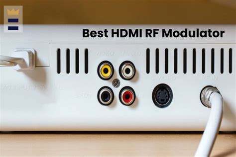 Modulator RF Converter, Weytoll Compact RF Modulator, Audio Vi