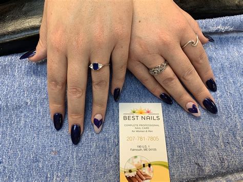 Best Nails. 100 US Route 1 Falmouth, Town of ME 04105 (207) 363-8880. Claim this business (207) 363-8880. More. Directions Advertisement ... . 