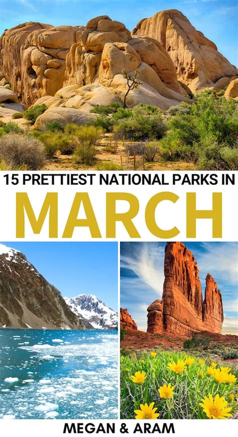 Best national parks to visit in march. WEATHER IN march. March in Rocky Mountain National Park is cold and snowy, but milder than January and February. The east side of Rocky Mountain National Park at Estes Park (7,500 feet) has less snow but still has cold temperatures even at lower elevations. The west side of the Park at Grand Lake (8,300 feet) has more snow, but less wind. 