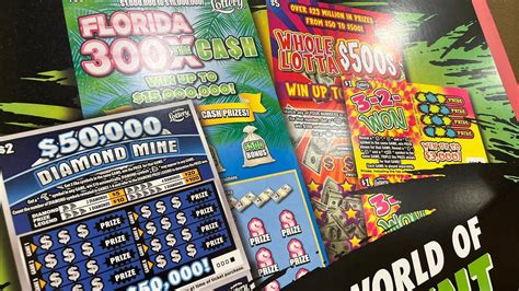 How to Play. Florida Lottery Scratch-Off games are fun to play, and best of all, they give you a chance to win lots of cash instantly! Scratch-Off games offer top prizes ranging from $50 to more than $25 million, with many other prize levels on each ticket, too. With our wide variety of games to choose from, you could play a different game ... . 