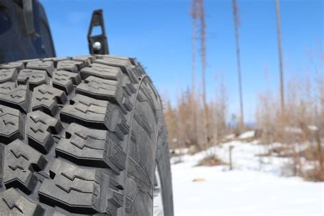 Mastercraft Courser MXT tires are not only good for rock crawling. These mud-terrains are also some of the best off-road snow tires. Wide tread grooves help the tire stay clean and maintain grip. MXT claims that 80% of the tire's sipes remain functional even if they're worn halfway through.. 
