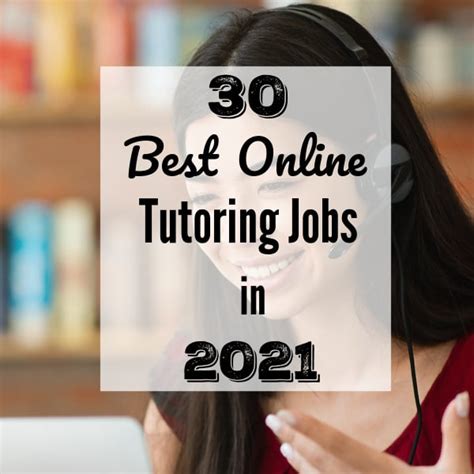 Best online tutoring jobs. 
