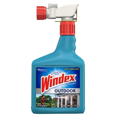 Best outdoor window cleaner. Garden hose with an adjustable nozzle: This approach allows you to use a high-pressure water stream to clean the windows, including all the nooks and crannies. Start by spraying down the window with the hose. Then, scrub the window with a soft brush or sponge. Then, rinse with clean water from the hose. 