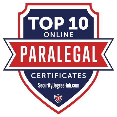 Best paralegal certificate programs. 15 Aug 2023 ... Some schools may require you to already have a college degree to enroll in a certificate program. Associate Degree. Many paralegals opt for an ... 