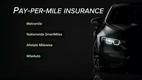 Pay-per-mile auto insurance works like this: F