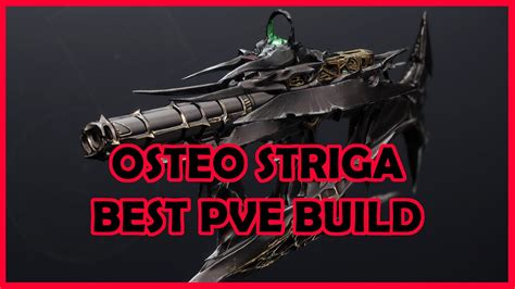 Best perks for osteo striga. How it works: Get kills to get charge with light for high energy fire(20% weapon buff) and freeze things for the whisper of rending buff(43% buff to kinetic weapons when enemies are frozen this applies to your corruption effects as well). Osteo Striga is already super strong on red bar ads this makes it SHRED bosses. Hope you all enjoy :) ! 